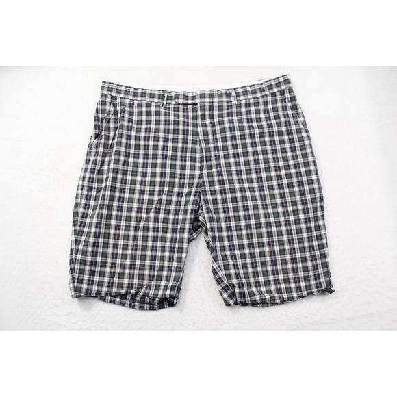 Polo Ralph Lauren Other - Polo Ralph Lauren‎ Chino Shorts Plaid Flat Front Classic Fit Mens Size 40 x 10"